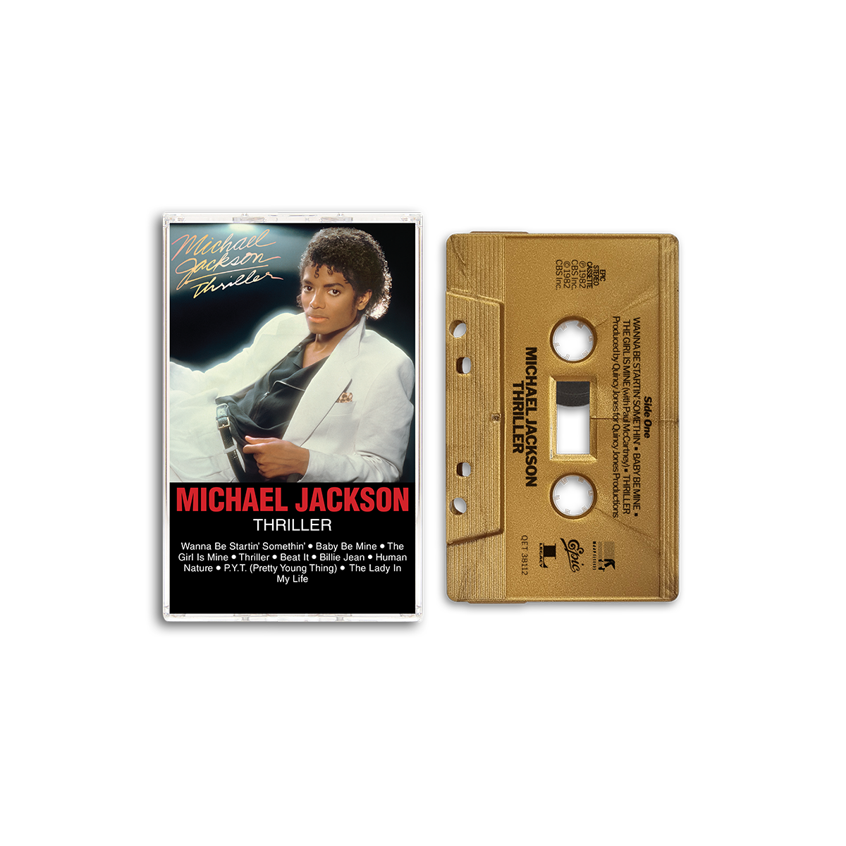 Thriller Gold Metallic Cassette – Michael Jackson EU